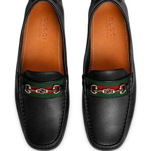 Gucci Web detail loafers